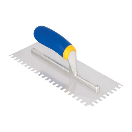 Vitrex QEP 4.5 in. W X 11 in. L Stainless Steel Square Notch Trowel 1 pk 49916